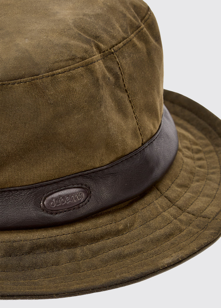 Macreddin Wax bucket hat - Olive