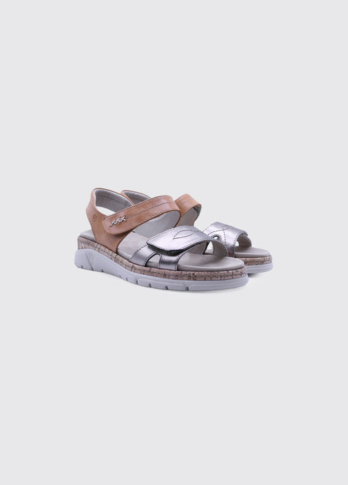 Manila Ladies Sandal - Platinum