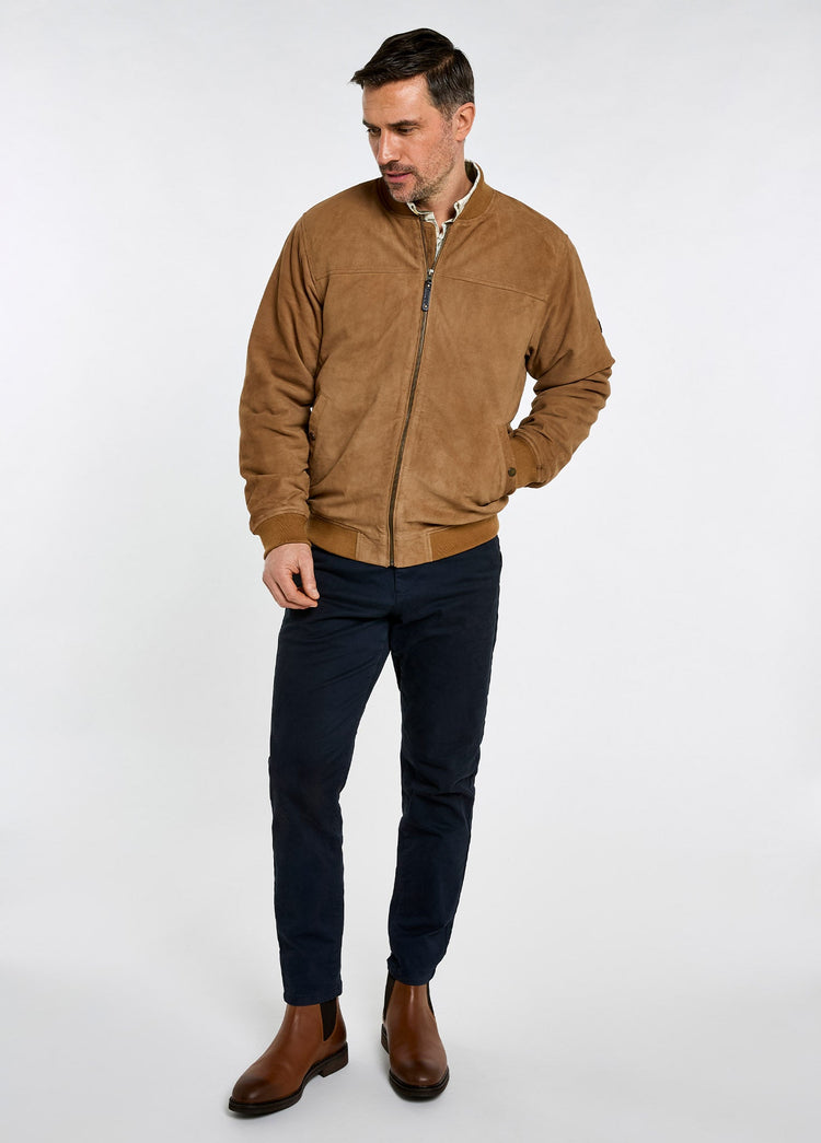 Marblehill Men's Suede Jacket - Tan
