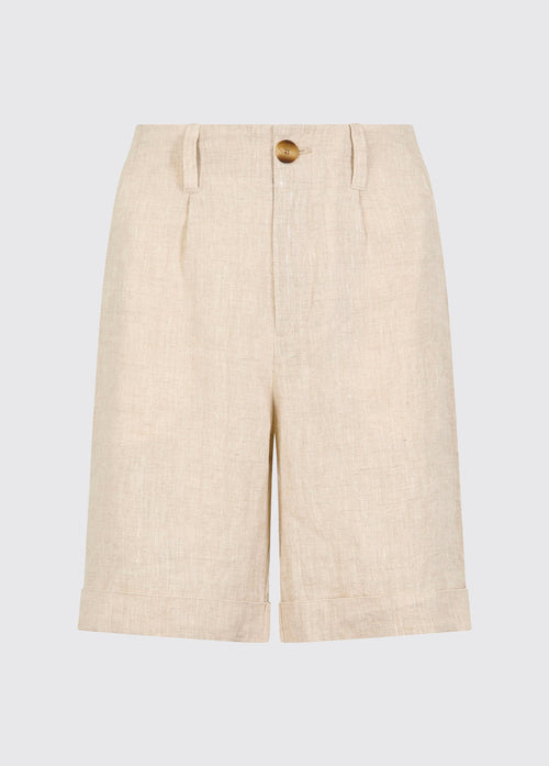 Maryland Women’s Linen Shorts - Oatmeal
