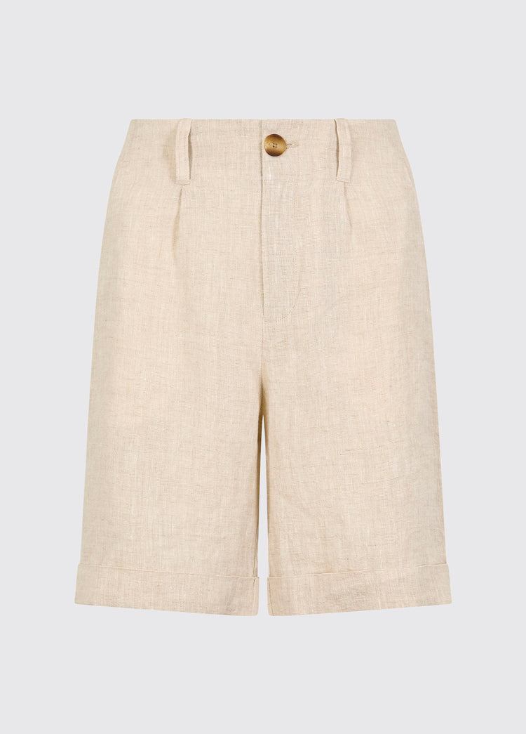 Maryland Women’s Linen Shorts - Oatmeal