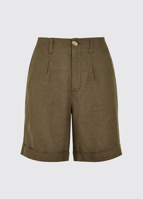 Maryland Women’s Linen Shorts - Khaki