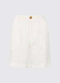 Maryland Women’s Linen Shorts - White