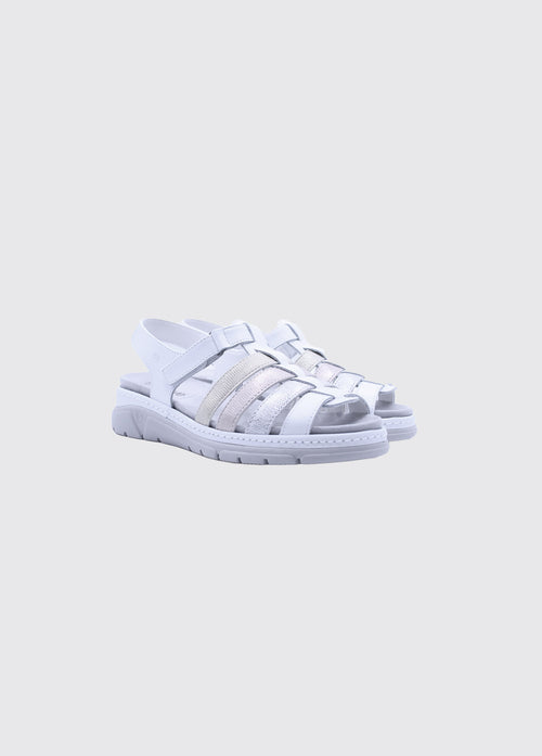 Mediana Ladies Sandal - White