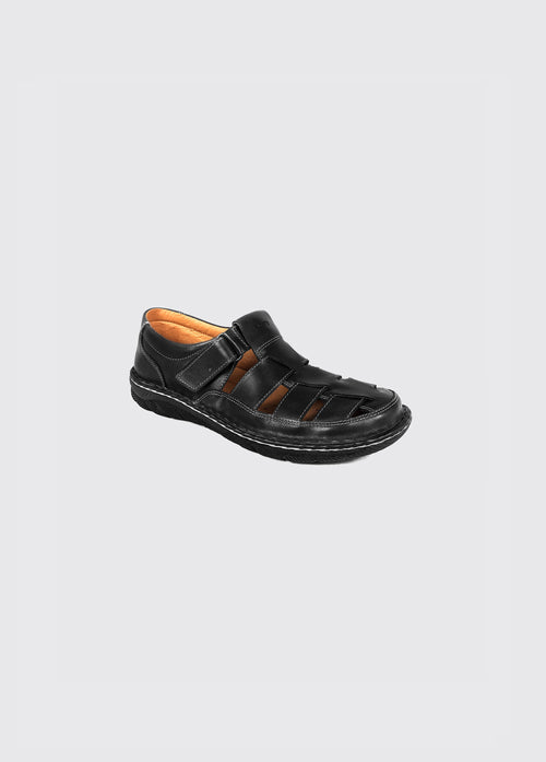 Barta Velcro Sandal - Black