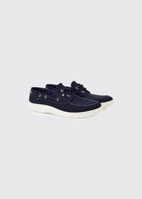 Santorini Canvas Deck Shoe - Navy