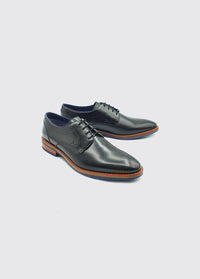 Dan Derby Style Lace-Up Shoe - Black
