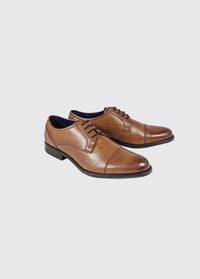 Derek Toe Cap Lace Up Shoe – Tan