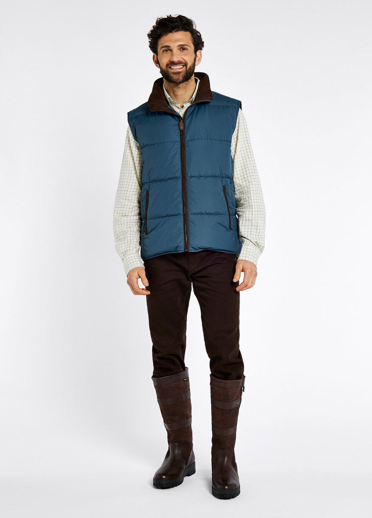 Graystown Men's Down Gilet - Steel