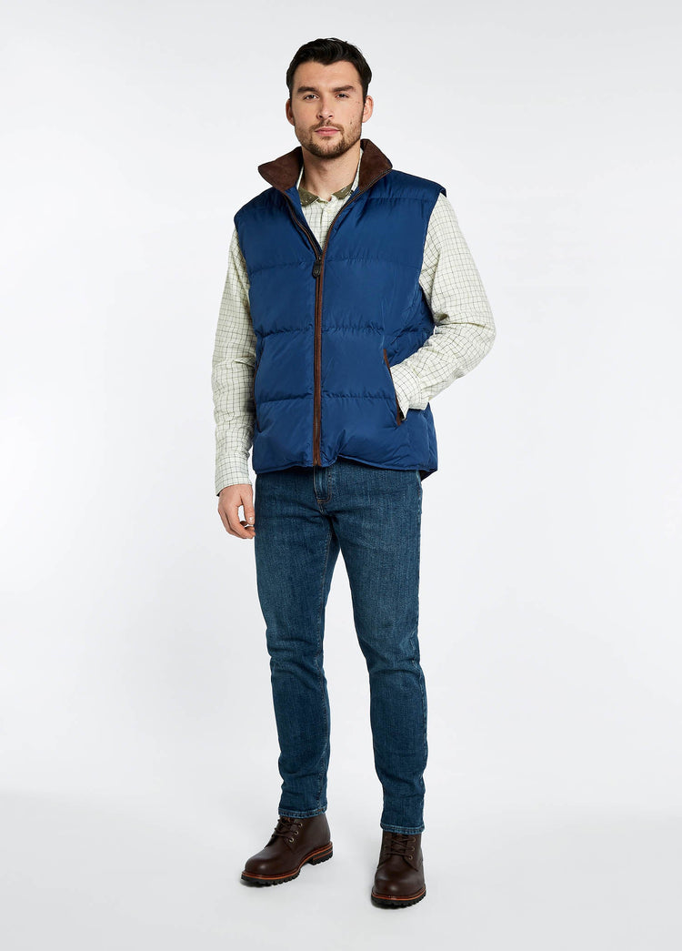 Graystown Down-filled Gilet - Peacock Blue