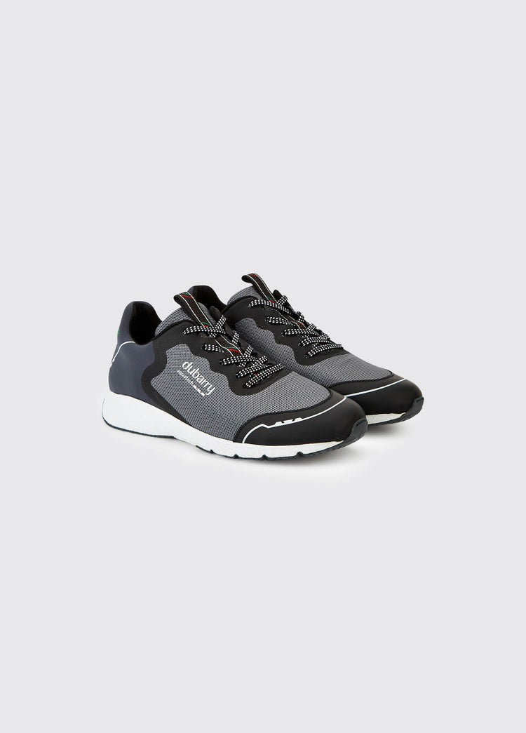 Palma Men's Lightweight Laced Trainer - Graphite