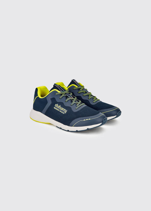 Palermo Men's Lightweight Sporty Trainer - Navy/Citrus