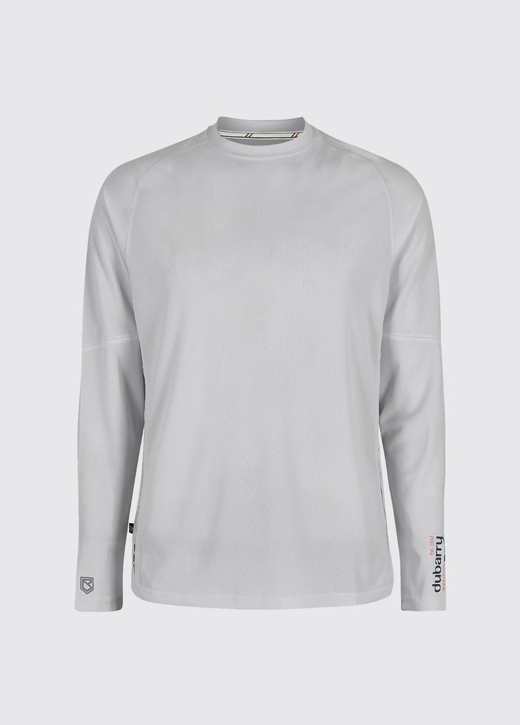 Ancona Mens Long-Sleeved T-Shirt - Platinum