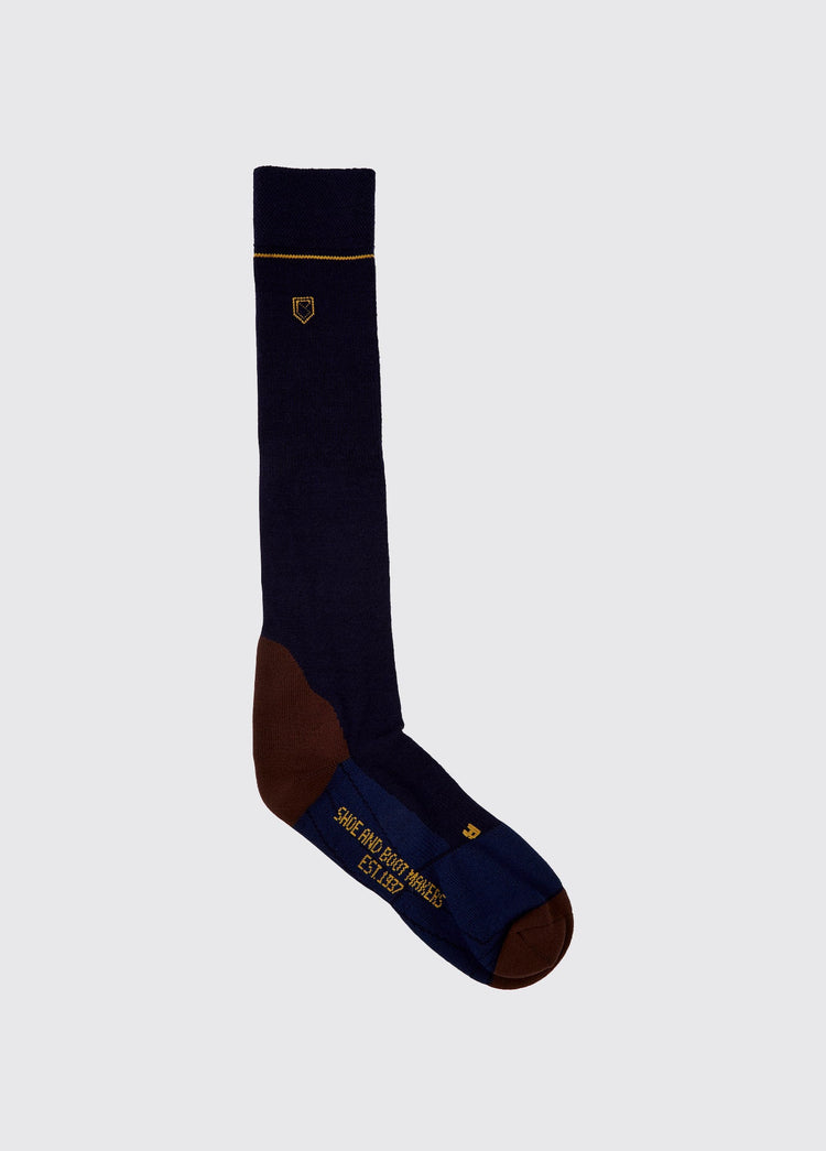 Lambeg Mens Long PrimaLoft® Sock - Navy