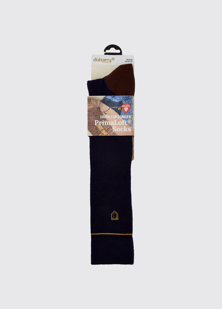 Lambeg Mens Long PrimaLoft® Sock - Navy