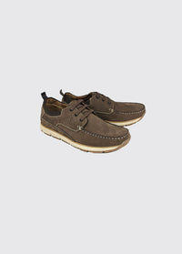 Matthew Three-Eye Tie Moccasin - Pebble