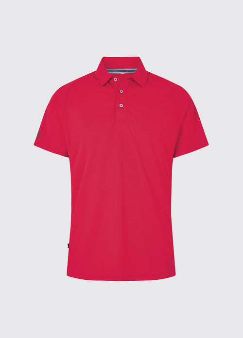 Menton Men's Technical Polo - Red