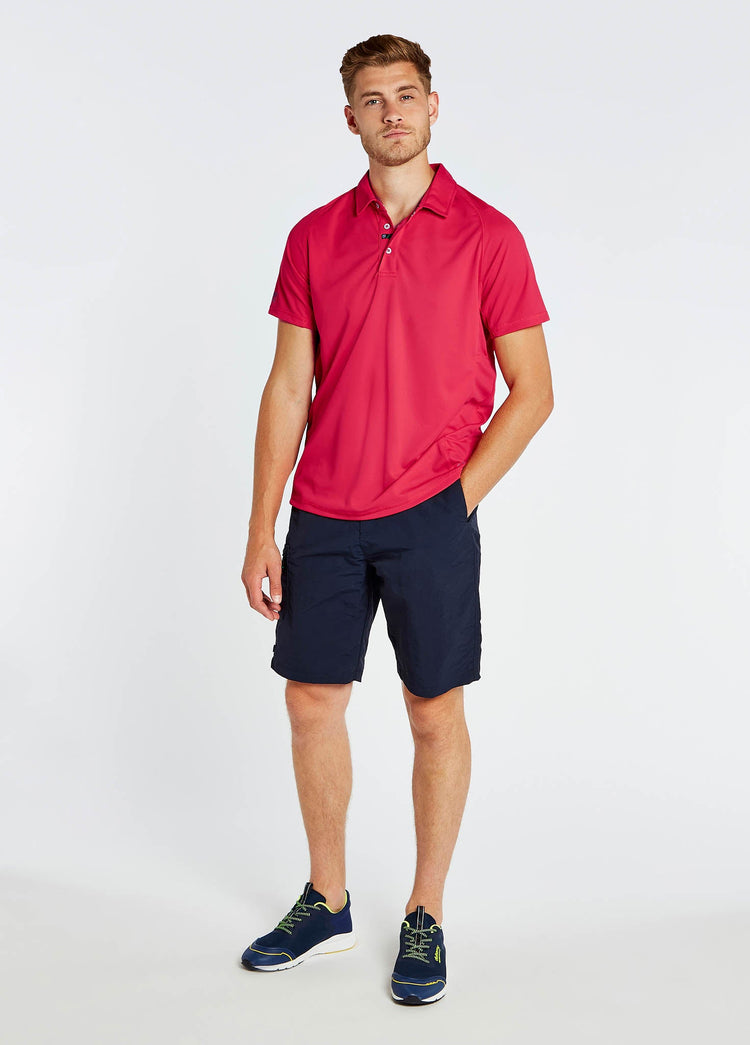 Menton Men's Technical Polo - Red