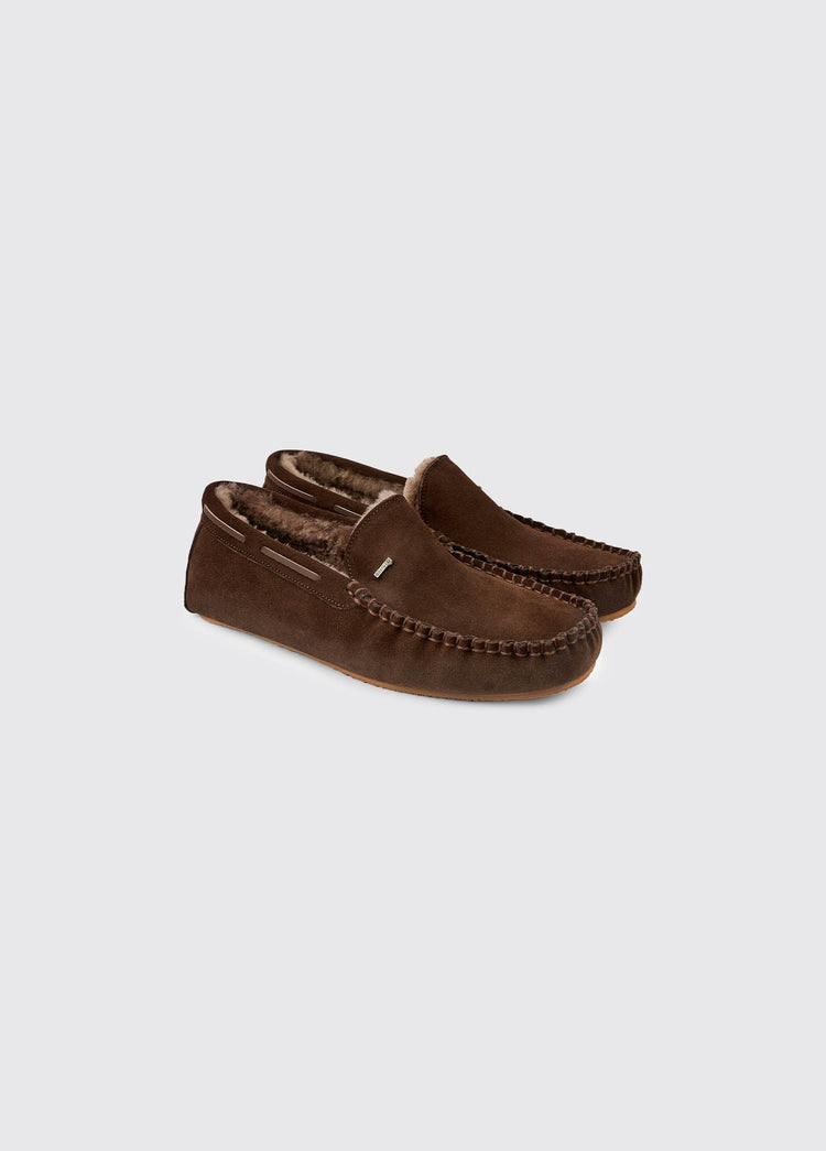 Ventry Men's Moccasin Slipper - Cigar