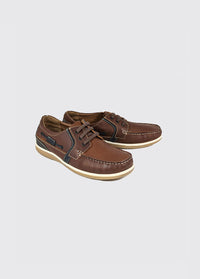 Sheen Mens Laced Mocassin - Brown Multi