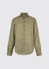 Connell Tattersall Check Shirt - Olive