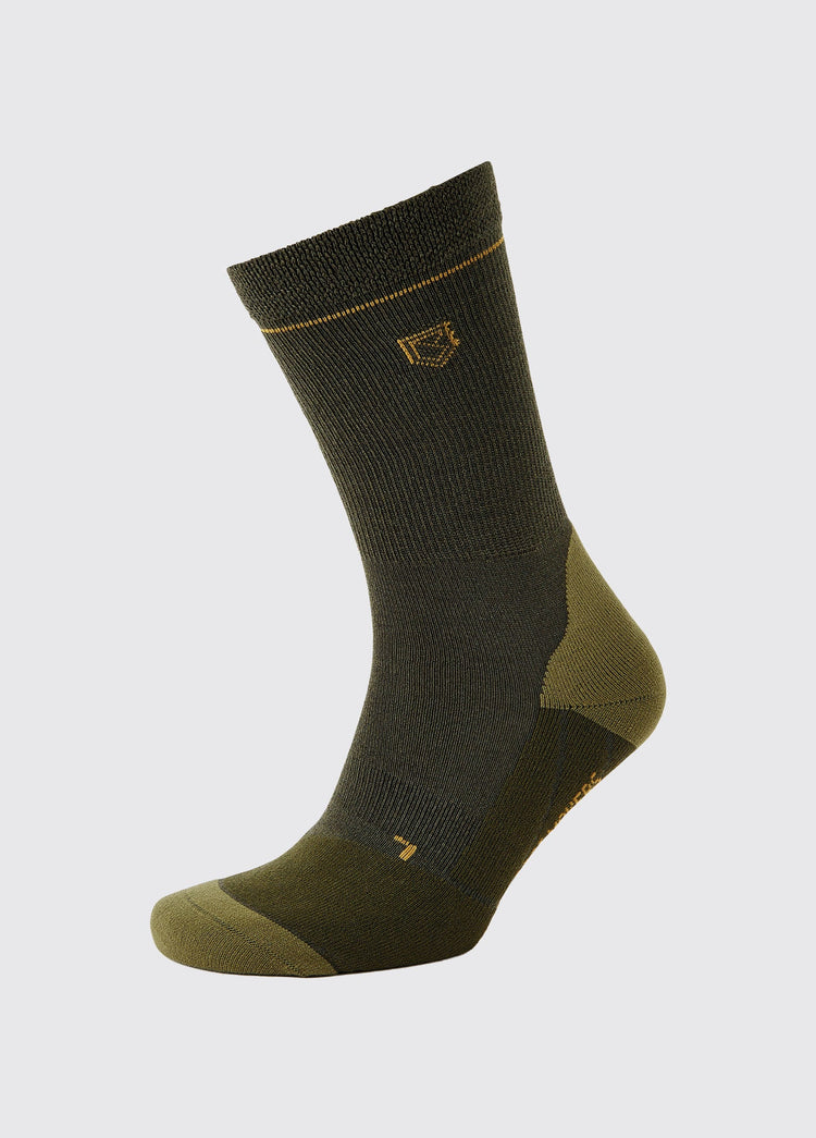 Tintern Mens Short PrimaLoft® Sock - Olive