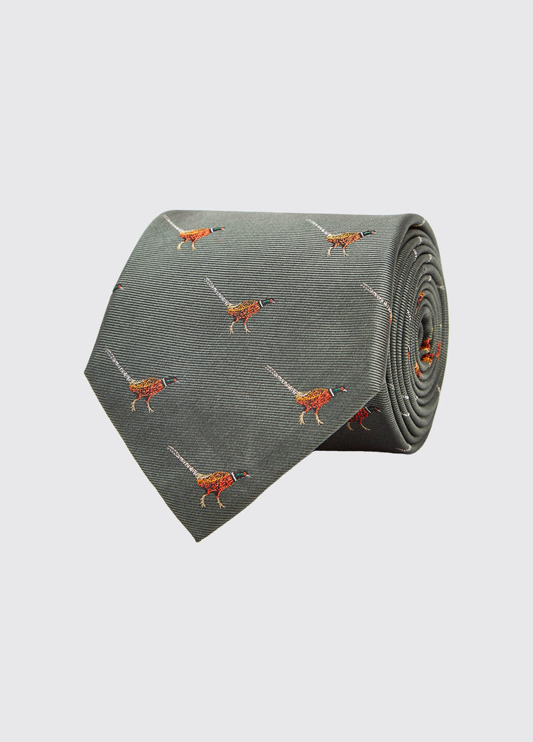 Madden Mens Silk Tie  - Olive