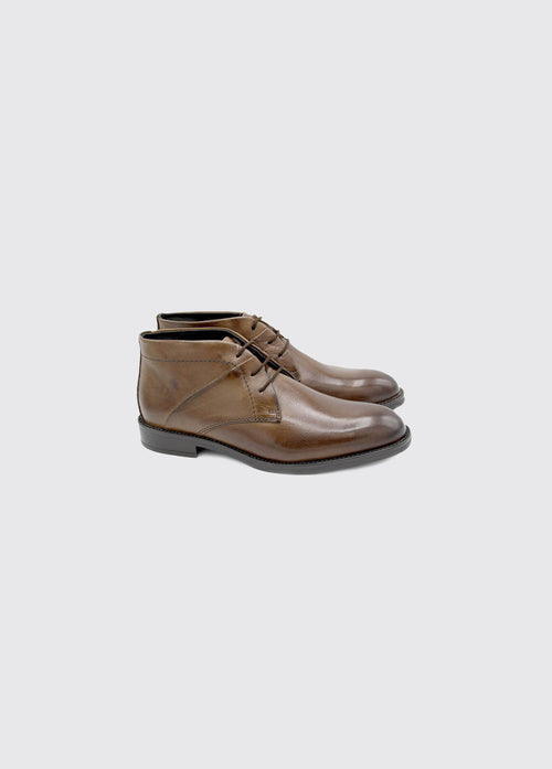Steve Men's Lace Up Shoe – Mahogany