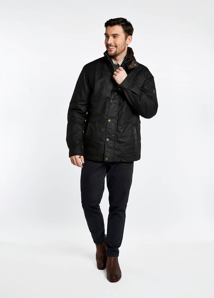 Carrickfergus Waxed Jacket - Black