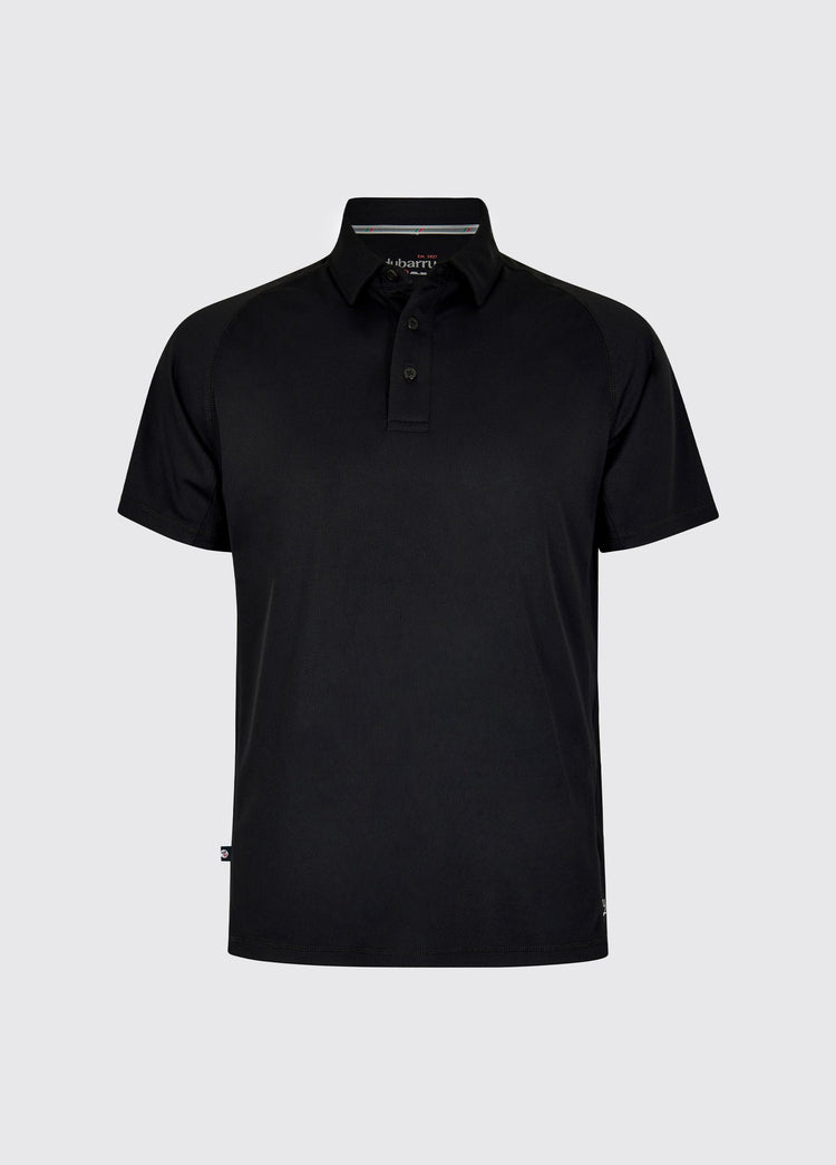 Menton Men's Technical Polo - Black