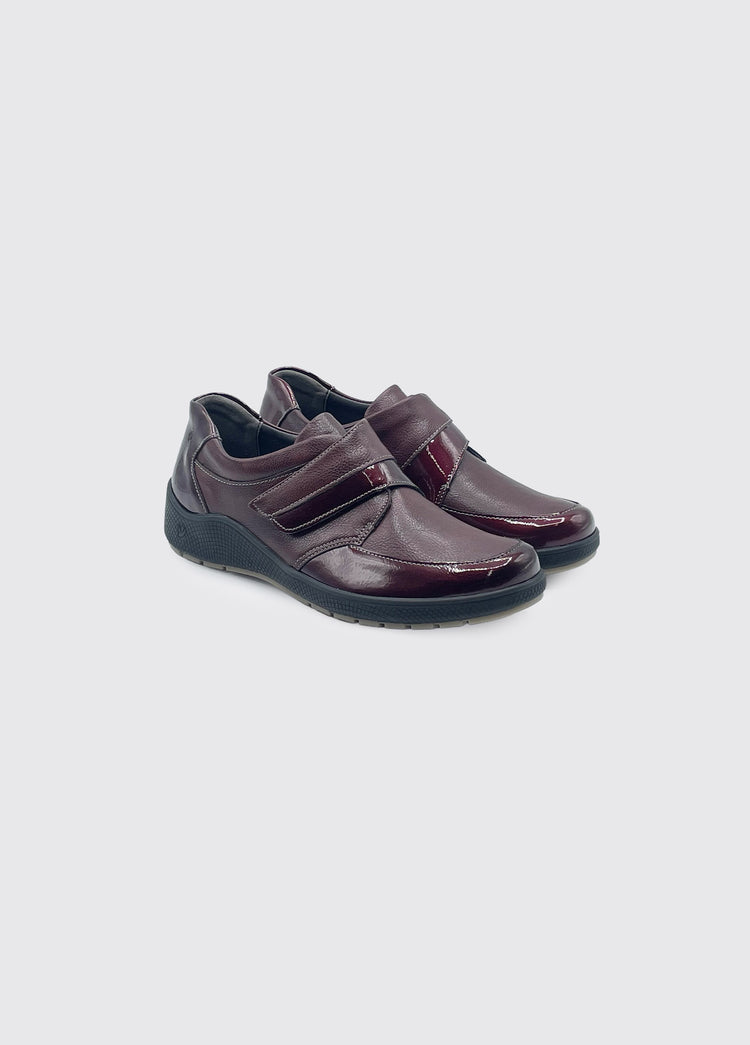 Phoebe Slip on Shoe - Burgundy
