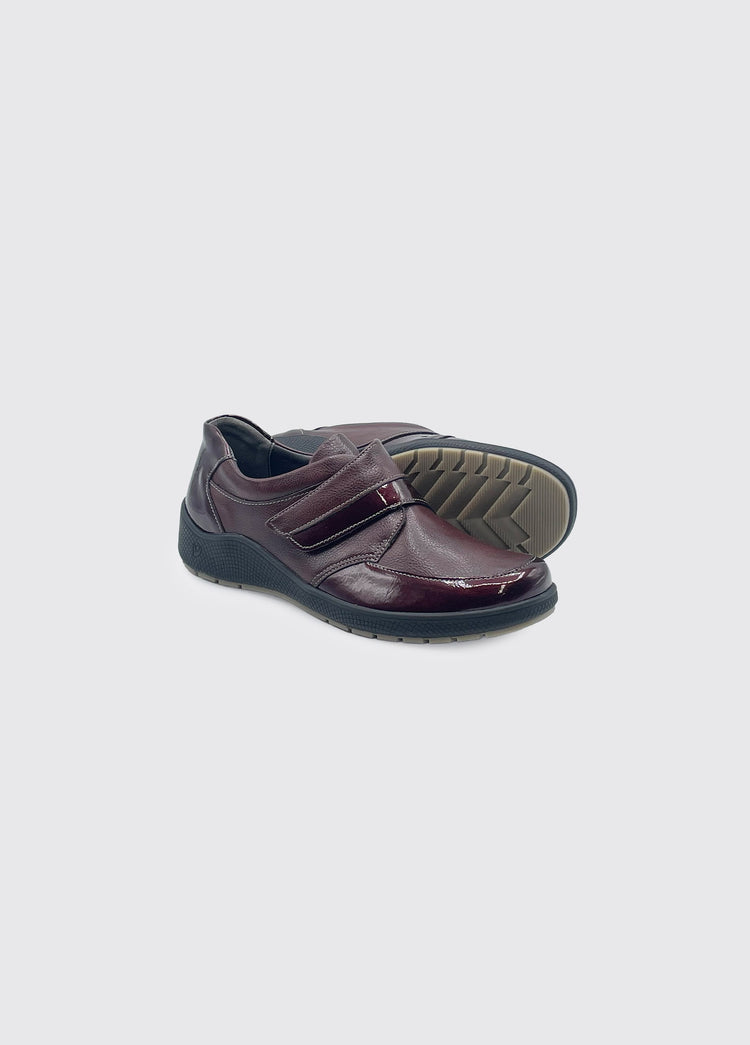 Phoebe Slip on Shoe - Burgundy