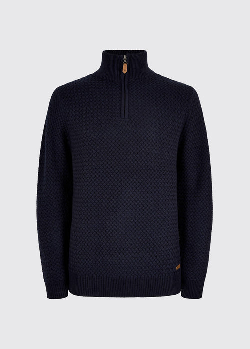 Power Men's Zip neck sweater - Navy