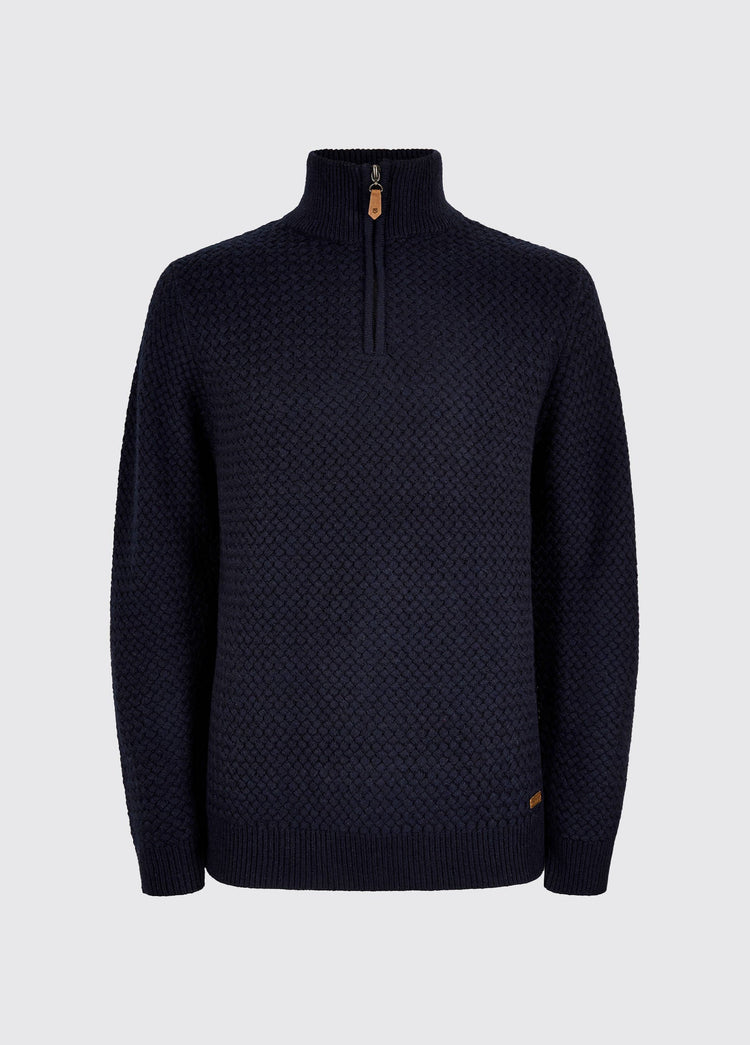 Power Men's Zip neck sweater - Navy