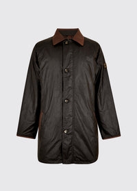 Prospect Men's wax cotton coat - Verdigris