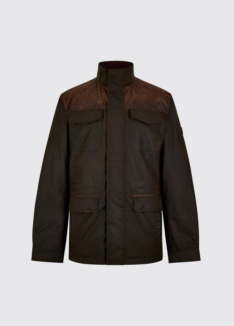Ryehill Men's Waxed Cotton Jacket - Verdigris