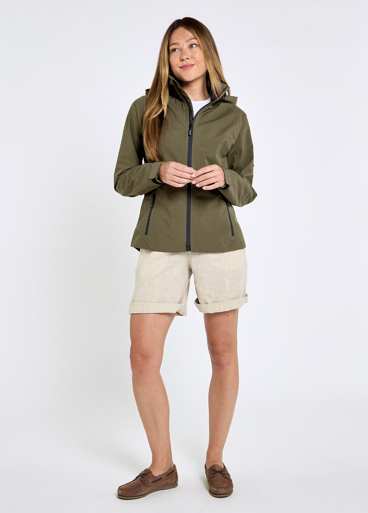 Seamills Women's Lightweight Waterproof Jacket - Kelp