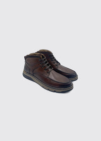 Semi Lace Up Boot - Tan