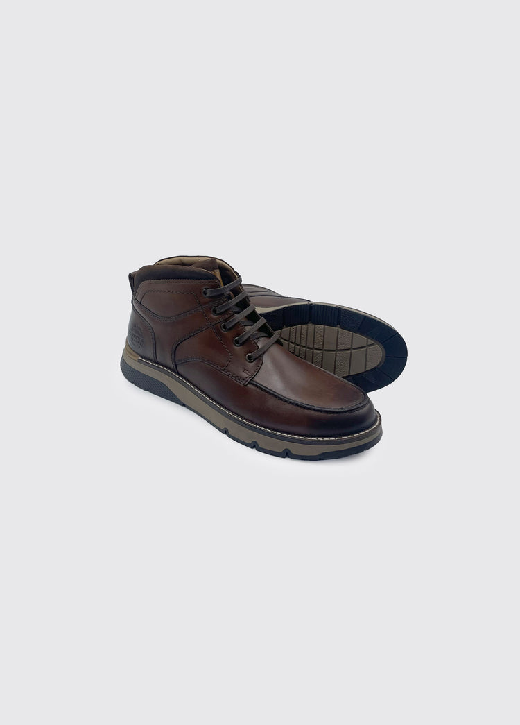 Semi Lace Up Boot - Tan