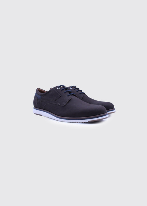 Shell Men's Lace Up Shoe - Cigar
