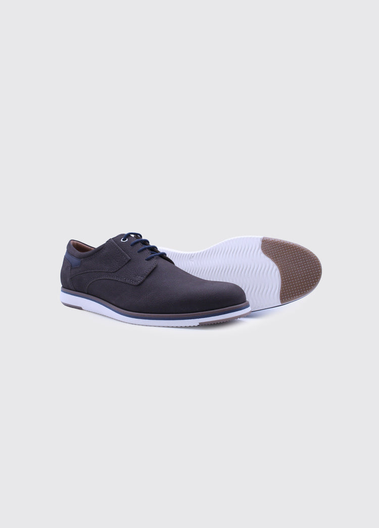 Shell Men's Lace Up Shoe - Cigar