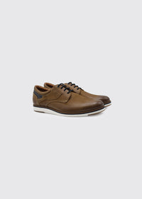 Shell Men's Lace Up Shoe - Tan