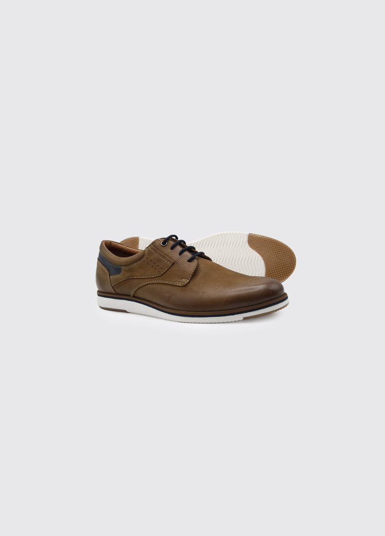 Shell Men's Lace Up Shoe - Tan