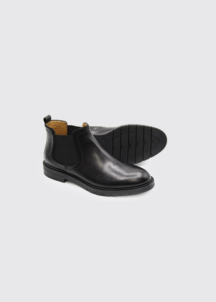 Smythy Pull on Cheslea Boot - Black