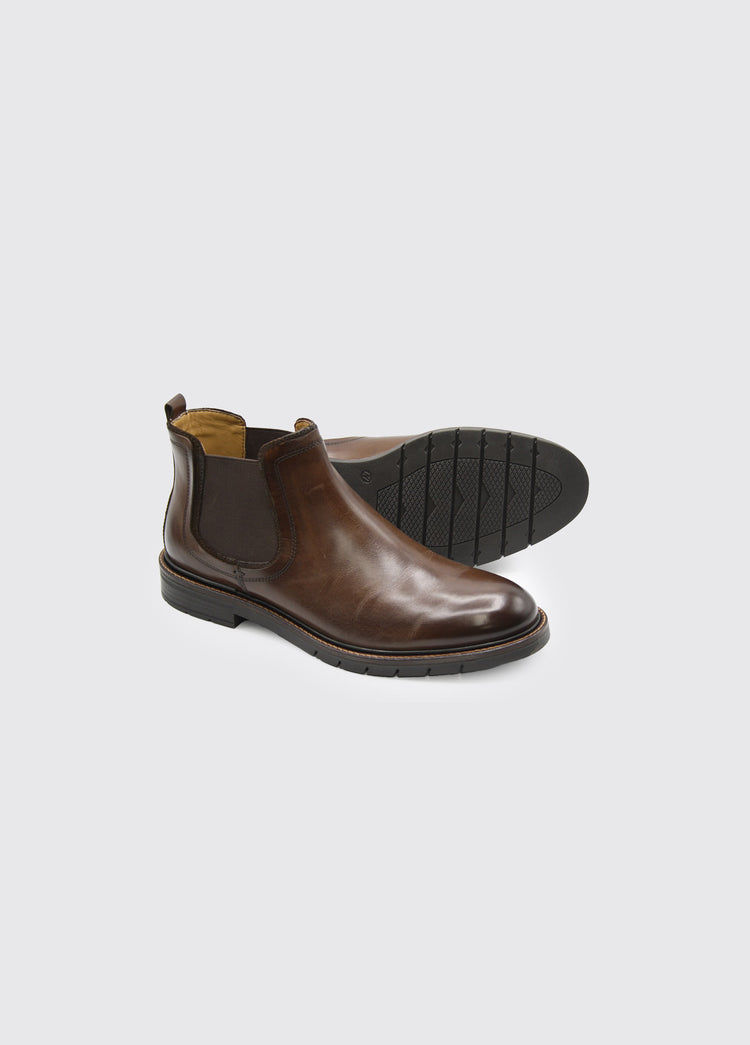 Smythy Pull on Cheslea Boot - Brown