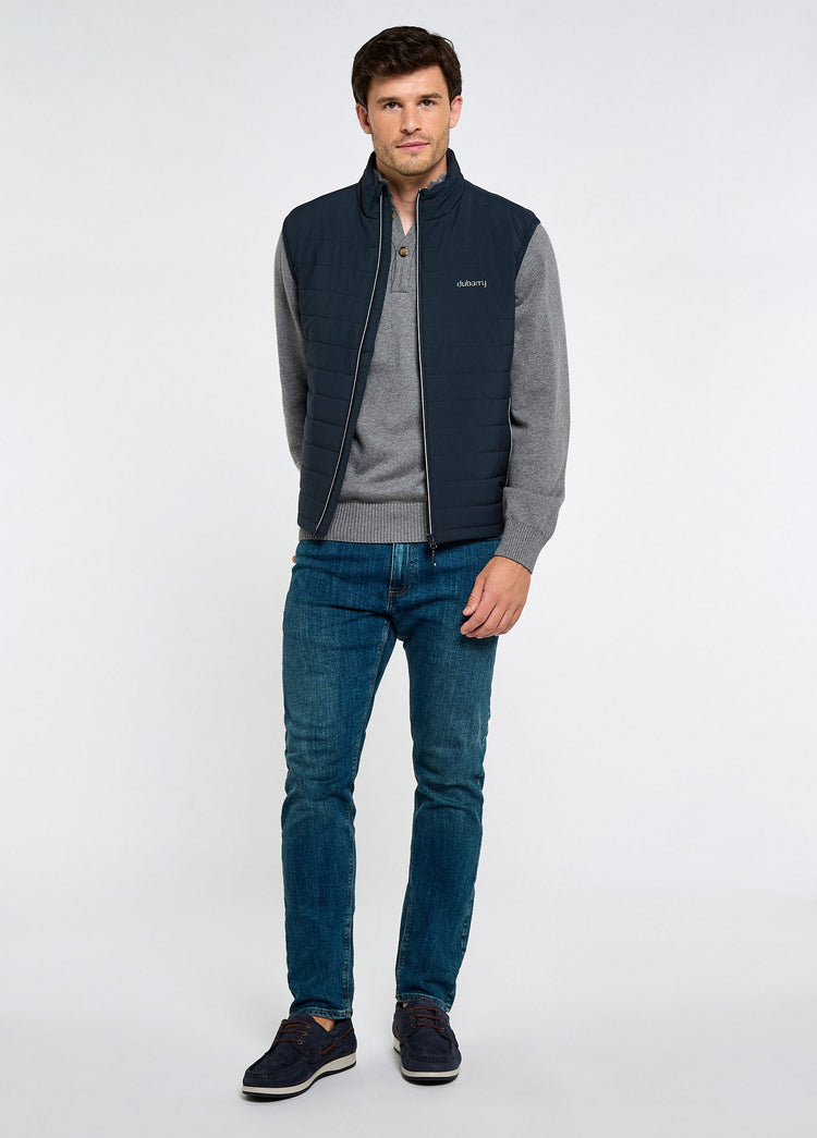 Solent Lightweight men’s hybrid gilet - Navy