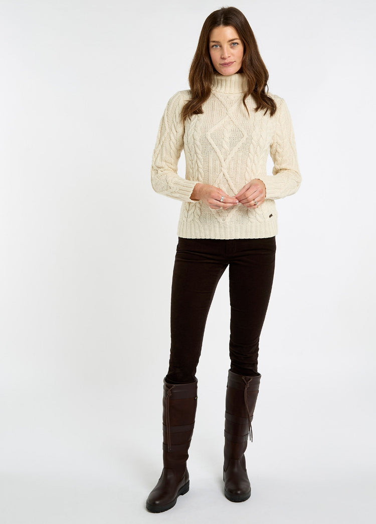 Somers Women's Roll-Neck Sweater - Cream
