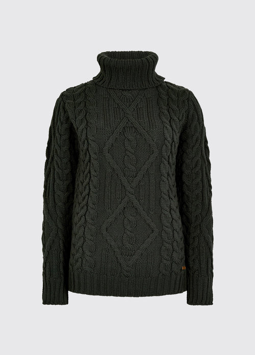 Somers Women's Roll-Neck Sweater - Olive