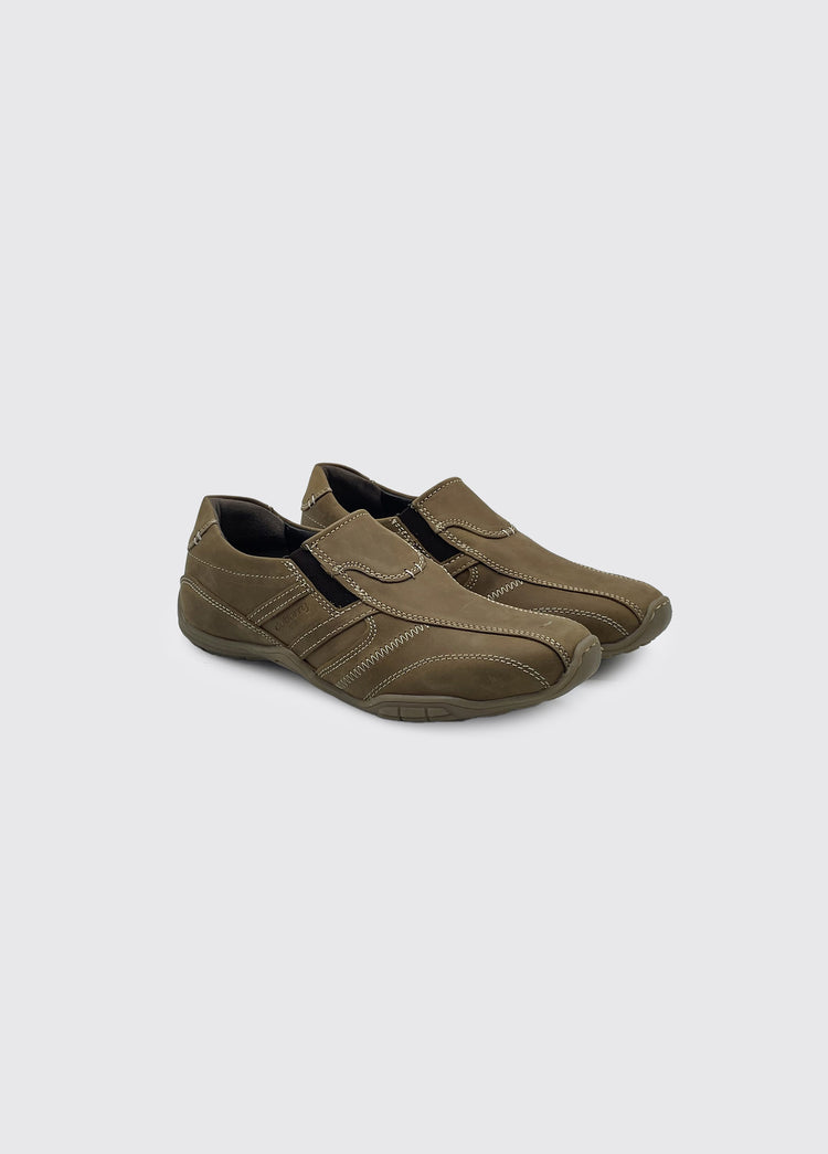 Spice Men's Slip on Moccasin - Beige