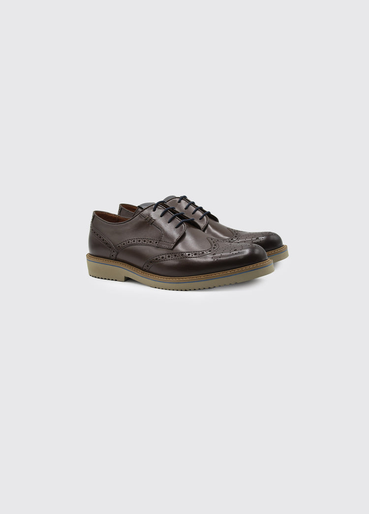 Stan Men's Lace Up Shoe - Mahogany
